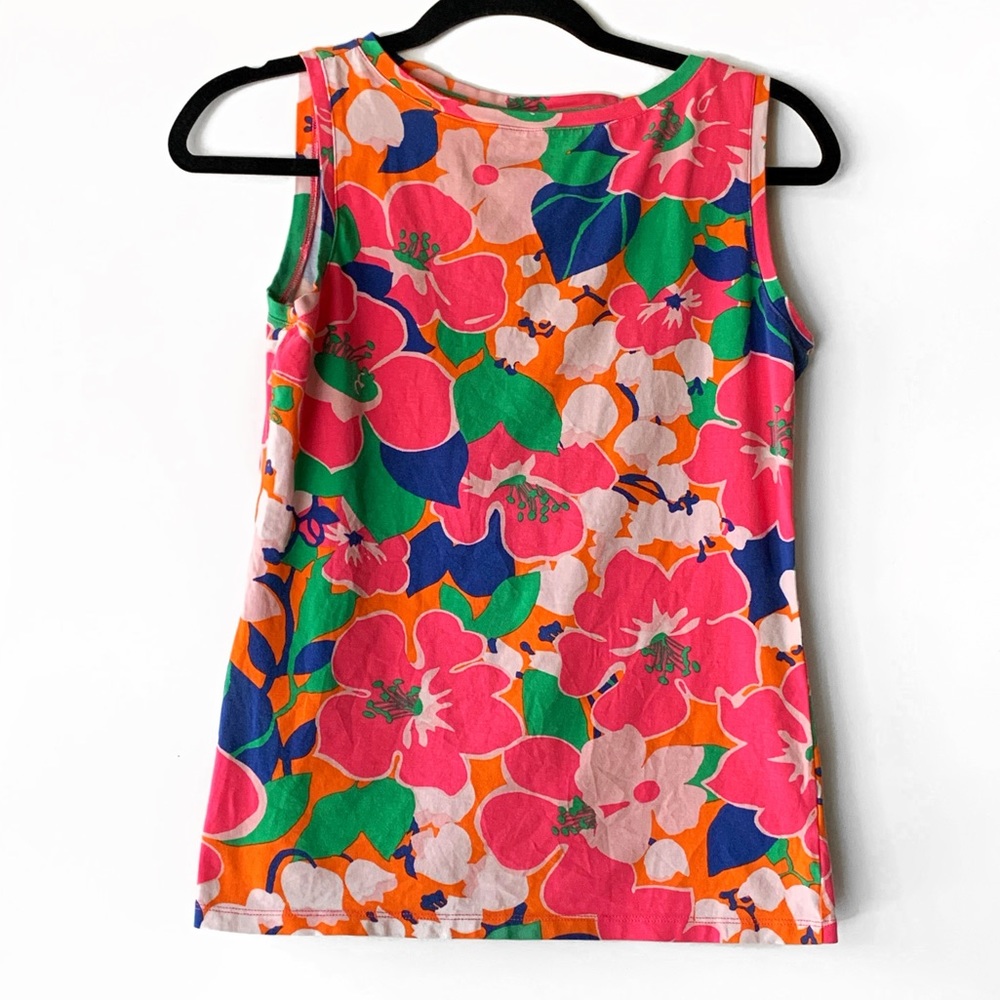 Talbots Floral Sleeveless Top
